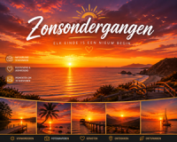 zonsondergangen